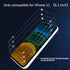 YMHML iPhone 11 Screen Protector - 3 Pack Tempered Glass, Military Grade Shatterproof, HD Clear, Case Friendly.