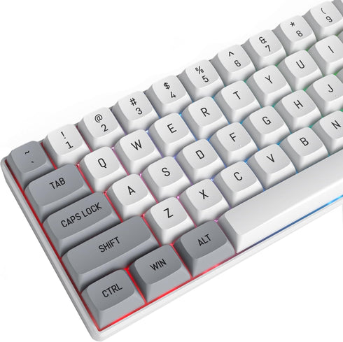 surmen CSA Profile 118 Keys Double-Shot PBT Custom Keycaps for 61/68/84/87 Mechanical Gaming Keyboard