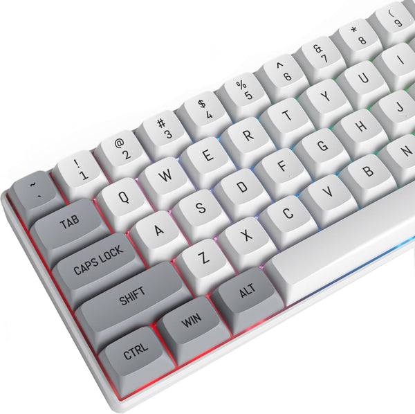 surmen CSA Profile 118 Keys Double-Shot PBT Custom Keycaps for 61/68/84/87 Mechanical Gaming Keyboard
