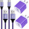 Android Charger, 2-Pack Fast Charging 6FT Micro USB Charger Cable for Samsung Galaxy S5 S6 S7 Edge J7V J3 J5 & More
