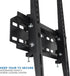 Mount-It! 30, 32, 37, 39, 40, 42, 43, 47, 49, 50, 55 inch 77 lbs 2" 400 400 Tilting Flatscreen Wall Mount TV for LED