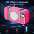 MOCCA iPhone 11 Case - Slim Shockproof, Hot Pink, Compatible with MagSafe, Includes Glass Screen & Camera Lens