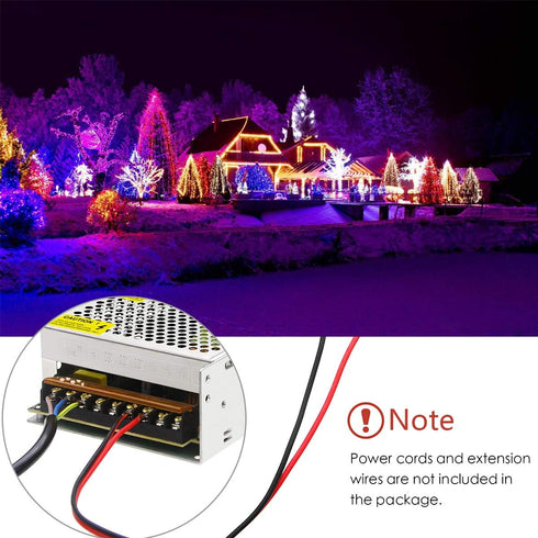 Aclorol 5V 40A 200W 110V 220V 5V 40amp WS2812B WS2813 2812 Power Supply / AC to DC Universal Power Converter