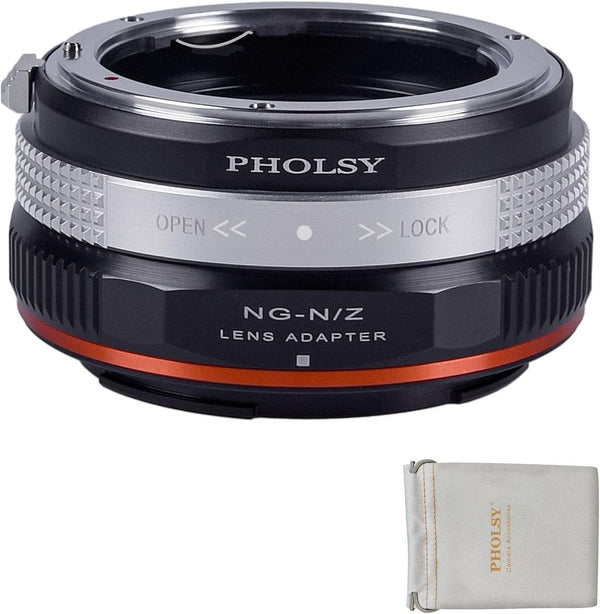 FTZ Lens Mount Adapter with Aperture Control Ring for Nikon F (G-Type) Lens to Nikon Z Mount Camera Body Compatible