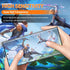 3 Pack Curved Tempered Glass Screen Protector for Samsung Galaxy S23 Ultra 5G 6.8inch, Support Fingerprint ID, HD Clear
