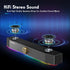 Thomson Computer Speakers, Bluetooth SoundBar, Dynamic RGB PC Speakers with 10W Stereo Sound, USB Powered for PC,