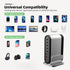 DENGWENQIANG 285W 8 17/16/15/14/13 USB C Fast Charger - GaN Port Fast Charging Station Tower Hub for Multiple Devices: