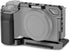 NEEWER ZV-E10 Camera Cage with Silicone Grip, 1/4" Threads, ARRI Holes, Arca Type QR Base, Compatible with DJI Gimbals