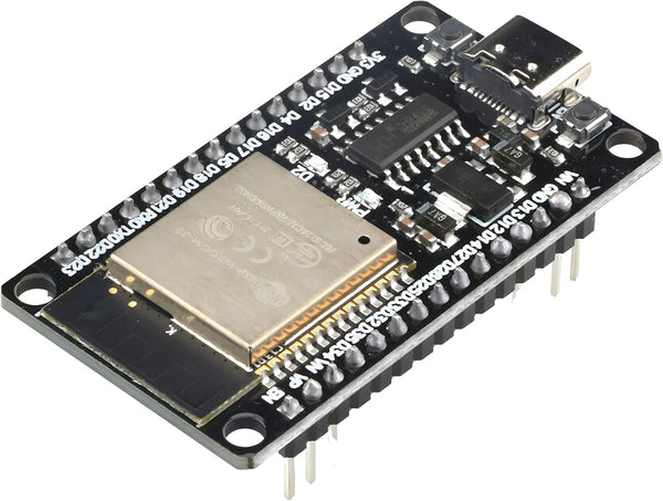 JacobsParts ESP-WROOM-32 ESP32 USB Type C Development Board, 2.4GHz WiFi & Bluetooth Dual Core Microcontroller with