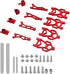 RiToEasysports 1/16 RC Suspension Arms, Precision Engineered Aluminum Alloy Upgrade Kit for Scale Remote Control Cars