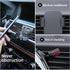 LLKUANG 360-Degree Rotary Cell Phone Holder for BMW 5 Series F11 F10 F07 2010-2016 - Black (Magnet)