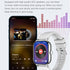 Smart Watch for Women Men, 2.01” Fitness Tracker with Heart Rate Sleep Monitor, IP67 Waterproof (Pink)
