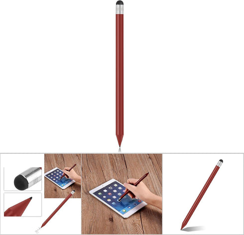 Touchscreen Pen for BlackBerry/HTC, Replacement Capacitive Soft Tip Pen, Red