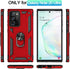 ADDIT Samsung Note 20 Ultra Case, Military Grade with Ring Car Mount Kickstand for Galaxy Note 20 Ultra 5G - Red