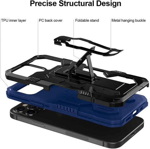 Compatible with Samsung Galaxy Note 20 5G Case, Tempered Glass Screen Protector and Belt Clip, Heavy Duty Rugged Cover