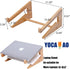 YOCAHAOY 13-18.6in pro/HP/Pixelbook/Lenovo,More Wooden Laptop Stand Vertical Laptop for Bamboo Stand for Desk,Laptop