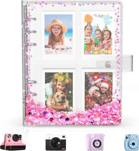 Kids Photo Album for Instax Mini, Applicable to Fujifilm Instax Mini 11/12/40, KODAK Mini Photo, Gift for Ages 4-10