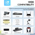 ANLINK 100-240V 12V 2A (2000mA) 4-Way (6ft) Power Adapter AC to DC & Power Splitter Cable for CCTV Security
