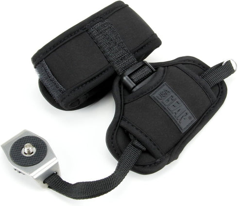 USA GEAR DualGRIP Professional Grip Camera Wrist Hand Strap, Neoprene Design, Compatible with DSLR, Mirrorless, Point &