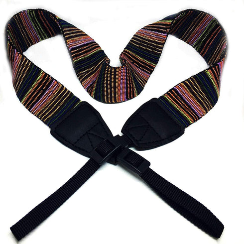 WANBY Multicolor Canvas Camera Strap, Neck Shoulder Strap with Quick Release Buckles for DSLR SLR