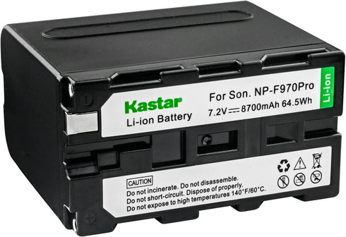 Kastar NP-F970 PRO Battery 2-Pack Replacement for Blackmagic Design Pocket Cinema Camera 6K Pro