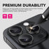 UARMOR Glass HD Clear Screen & Camera Lens Protector for iPhone 15 Pro Max, 9H Tempered Glass with Easy Installation
