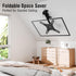 ELIVED Flip Down Ceiling TV Mount for Most 14-40 Inch TVs, Height Adjustable Full Motion Bracket 360° Swivel, Max VESA