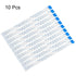 uxcell Flexible Flat Cable, 150mm 1mm Pitch 10 Pins FPC FFC Ribbon Cable for LCD TV DVD Player Laptop, 10Pcs (B Type)