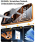 9H+ 2+2 Packs 17 [10X 17 6.3'' MRGLAS TOP Glass for iPhone Pro Screen Protector with Camera Lens Protector [Zero