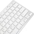 PUSOKEI Bluetooth Keyboard, Portable Slim Silent QWERTZ German Keyboard for iOS, Android, Windows (German Layout)