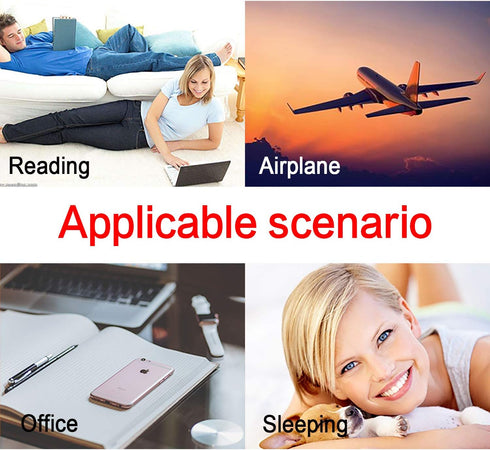 Sleeping Headphones Earphones, Soft Comfortable Silicone Noise Isolating Earbuds with Mic, for Nighttime, Insomnia,