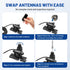 Anina 3/8 24 NMO to X Thread Adapter Antenna Mount for CB Ham Two Way Amateur Radio Antenna Brass Center Contact Low