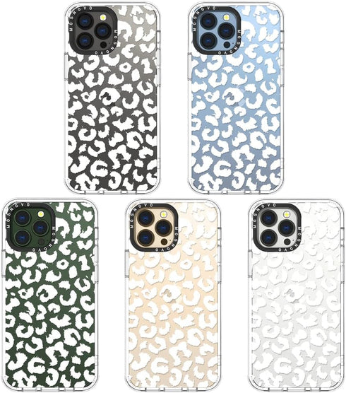 MOSNOVO Clear TPU Bumper Case for iPhone 13 Pro Max - Military-Grade Drop Protection with Anti Peel Off Tech - White