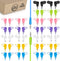 30 Pack Multicolored Earbuds | Disposable 3.5mm Stereo In-Ear Headphones for School, Classroom, Library Use