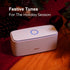 DOSS SoundBox Touch Bluetooth Speaker - 12W HD Sound, IPX5 Water-Resistant, 20H Playtime, Touch Control, White