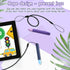 2pcs Kids Stylus Pens with Lanyards, Anti-Slip Rubber Writing, Compatible with iPad Android All Touch Screen Devices