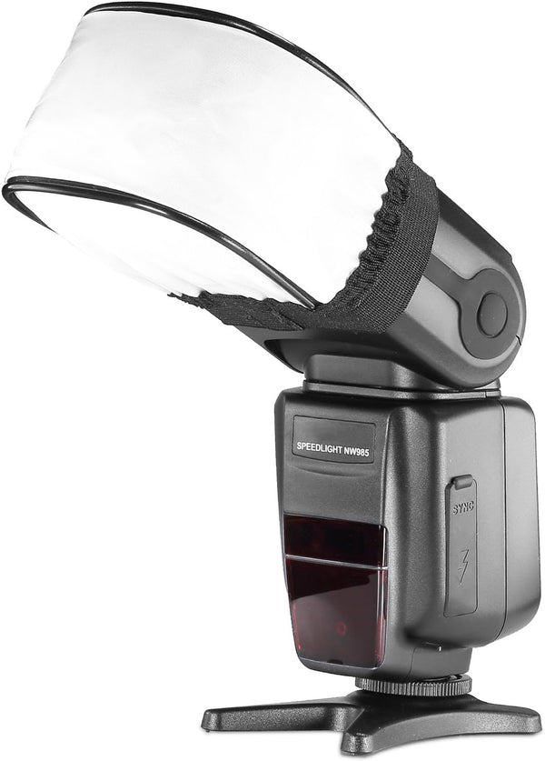 Neewer Universal Soft Mini Flash Bounce Diffuser Cap for Canon, Nikon, Godox, Yongnuo, Neewer Speedlite Flashes