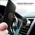 Cell Phone Ring Holder Stand,360 Degree Rotation Finger Ring Kickstand with Polished Metal Phone Grip for Magnetic Car Mount , Compatible with All Smartphones ,Smartphone Accessories(Black)