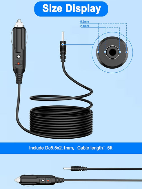 XWNV Car Charger Compatible with Flip Portable Wireless Bluetooth Speaker Boat Power