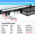 Sound Bar Mounts Under TV for Samsung, Vizio, LG, Bose and More Soundbar Mount- Adjustable Soundbar Mounting Bracket Under TV or Above TV Sound Bar Mount Hold Up to 35 Lbs