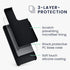 kwmobile Case for Samsung Galaxy S21 Ultra, TPU Silicone Phone Cover with Soft Finish - Black