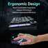 CHONCHOW 3200DPI Set PS4 Gaming Keyboard and Mouse Combo, USB Wired RGB Backlit, Mechanical Feel Anti-ghosting Keyboard