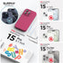 SURPHY Designed for iPhone 15 Pro Case Compatible with MagSafe (6.1 inch 2023), with 2 Pack Screen Protector, Liquid Silicone Phone Case (Camera Protective + Soft Microfiber Lining), Hibiscus