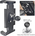VAUBORTTI 1" 7-12.9" Ball Tablet Holder Screw-Mounted Tablet Mount Compatible with RAM B Size System, Adjustable iPad