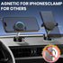 TREEFIA 360 Upgraded Adjustable Vacuum Magnetic Phone Holder, Vacuum Suction Magnetic Phone Mount with Clamp Foldable