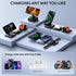 Wireless Charger, Hinyx Magnetic Foldable Portable Travel Charger, 3 in 1 Wireless Charging Station for 15/14/13/12