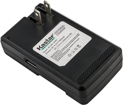 Kastar 4-Pack BL-5B Battery and Smart LCD Charger for VJIANGER 4K Mini Digital Camera and More
