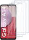 LYWHL Tempered Glass Screen Protector for Samsung Galaxy A14 5G - 3 Pack, HD Clear, 9H Hardness, Anti-Scratch, Easy