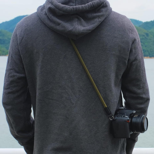 VKO Climbing Rope Camera Strap, 100cm Green Neck Shoulder Strap for DSLR SLR Mirrorless Cameras