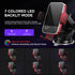 Wireless Car Charger, 15W Auto Clamping Phone Mount with 7 Colored RGB Backlit for iPhone 15 14 13 12 Mini Pro Max
